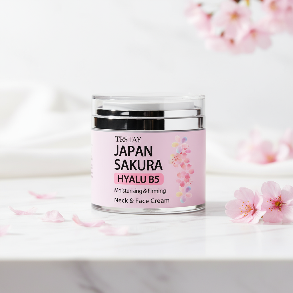 Image 1 - Fond marbre avec pétales sakura